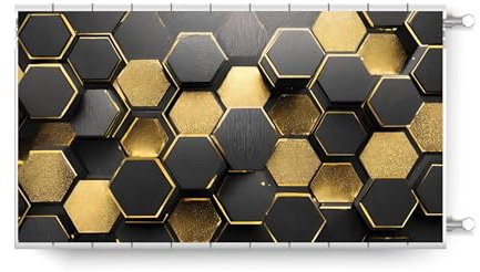 JAROGRAF Magnetic Radiator Cover - Design Mat for Radiators, Easy to Attach, Removable, Protects and Decorates - Energy-Saving