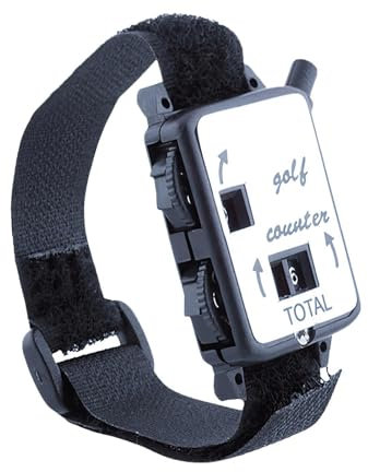 Jlobnyiun Contatore da golf Clicker – Contatore manuale da golf, orologio meccanico da golf, orologio meccanico per contatore di punteggio di golf, pratico segnapunti per golf, contatore di colpi da