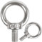 huruirui 5pcs Anneau de Levage M8 Boulon à Oeil Acier Inoxydable 304 A2-70 Anneau a Visser Piton à Oeil Filetage Mâle pour Fixation, Suspension Intérieur et Extérieur
