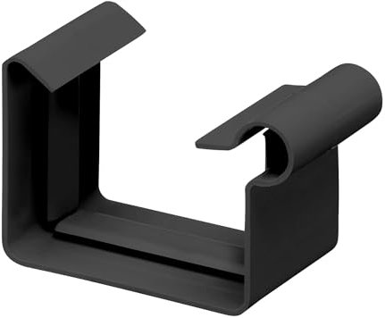 INEFA Connetore per grondaia, a scatola, PVC 68mm antracite raccordo per grondaia in plastica, accessori per grondaie, Made in Germany