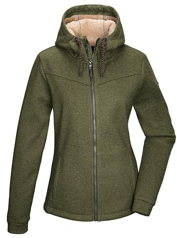G.I.G.A. DX Damen Gw 38 Wmn Kntflc Jckt Strickfleecejacke/Fleecejacke mit Kapuze