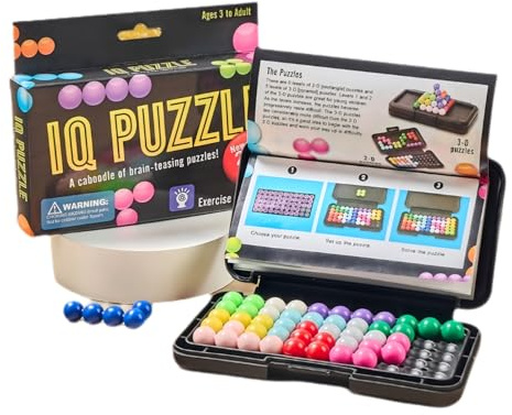 Logik-Puzzle-Set mit 200+ Herausforderungen - 3D-Denkspiele für Kinder (ab 8 Jahren) und Erwachsene zur Entspannung und Förderung der kognitiven Fähigkeiten (AA)