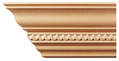 Kranzleiste 69 x 69 mm, Buche roh Länge 2440 mm