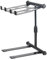 Extrem stabiler Laptop-Ständer, höhenverstellbar 180-360mm, klappbar, schwarz, ideal für unterwegs, kompakt und leicht, perfekter Halt für Laptops bis 17 Zoll