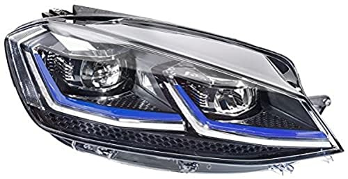 HELLA 1EX 013 924-701 LED Scheinwerfer - VW Golf 7 (5G1, BQ1, BE1, BE2) | ECE - für Rechtsverkehr - rechts