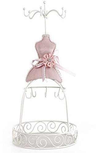 YUYTE Modell Kleid Schuhe mit hohen Absätzen Ohrring Halskette Ring Schmuck Halter Ständer Display Hängender Halter Ständer Rack(03)