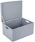 Creative Deco XXL Grau Große Holzkiste mit Deckel | 40x30x24 cm (+/-1cm) | Holztruhe Erinnerungsbox Baby Holzbox mit Deckel und Griffen Kasten | Für Dokumente, Wertsachen, Spielzeuge, Werkzeuge
