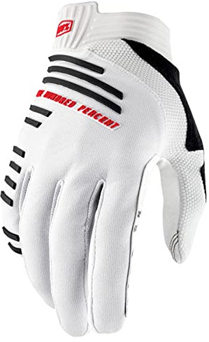 100% MTB-Handschuhe R-Core Silber Gr. L