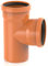 AUPROTEC KG Rohr Abzweig DN 125/125 Kanalrohr Abwasserrohr T-Stück 87,5° 1 Stück