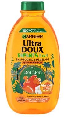 Ultra Doux Kinder-Shampoo 2-in-1, Aprikose und Baumwollblüte, 400 ml