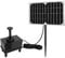YRHome 5W Solar Springbrunnen Solarpumpen Update Teichpumpe Garten Wasserpumpe Schwimmender Solar Panel Brunnen Fontäne Pumpe für Vogelbad, Garten, Fisch-Behälter, Pool, Kleiner teich