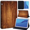 Oldimage Printed FINDING CASE Fit Huawei MediaPad T3 10 9.6 Leather Cover - PU Flip Leather Smart Lightweight Shell Stand Cover Case for Huawei MediaPad T3 10 9.6 (wood)