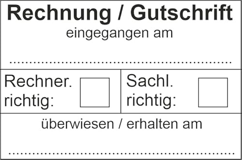Kontierungsstempel vom Kaufhaus2010 – als Holzstempel mit Stempelkissen– Custom- (60x40 mm) in verschiedenen Ausführungen, Büro, Buchungsstempel, Firmenstempel