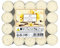 Marco Paul Lot de 20 bougies chauffe-plat parfumées à la vanille, au coton, aux baies 7 heures de combustion