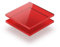 Feuille acrylique Rouge teinté 3 mm - d'une dimension allant de 10x10 cm à 100x230 cm. Résistance aux UV, PMMA de haute qualité, Film protecteur sur les deux faces, Ne présente aucun bord tranchant.