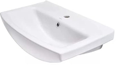 VBChome Waschbecken 60 cm Keramik Weiß