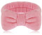 WLLHYF Spa Stirnband Gesicht waschen Stirnbänder Frauen Haare Bands Bogen Stirnband für Waschen Gesicht Dusche Hautpflege Soft Flanell Make-up Haar Band (Korea-Rosa)