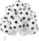 Biapian 20 Stück Fußball Luftballons, Fußball Ballon für Jungen, 12 Zoll Weiss Fußball Latex Luftballons Fußball Muster Ballons Helium für Kinder Jungen Geburtstag Sport WM Motto Fußball Party Deko