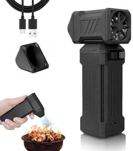 JINGEDD Air Blower Super Jet Fan V.2 Jet Dry Mini Blower,Mini Jet Blower 110000 Rpm Portable Hand Held Jetblower Powerful Fan,Turbo Powered Cordless Mini Blower Air Duster For Car,Cleaning,1PCS