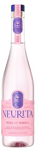 Neurita Tequila Blanco - Rose | For Perfect Margaritas Just Add Lime Juice & Agave Syrup - No Triple Sec or Cointreau Needed | Made with Blue Agave | 35% ABV, 70cl