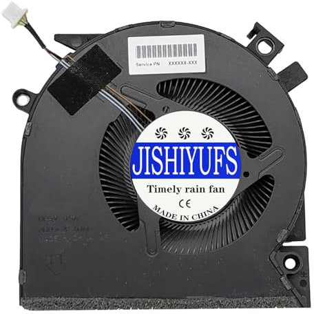 JISHIYUFS Nuevo ventilador de refrigeración de CPU para HP Victus 15-FA 15-FB 15-fa0031dx 15-fb0028nr TPN-Q278 TPN-Q279 15-FB0028NR 0050AX 0103LA Series N17902-001 N13304-001 DFS5K22B056737 FP JY