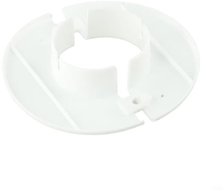 Rosace radiateur, Cache-trou mural décoratif - Couvercle rond pour tuyaux de climatisation, tuyaux, conduits, rosace pour radiateur salle de bain, cache trou meuble, cache tuyau (80 mm)