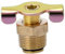 pistro 3/8 Zoll NPT Messing Luftventil Luftkompressor Ablassventil Tank Benzinhahn Armaturen Wasserablaufventil 30 x 24 mm - Goldfarbe