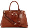 GUESS Silvye Luxury Satchel Cognac