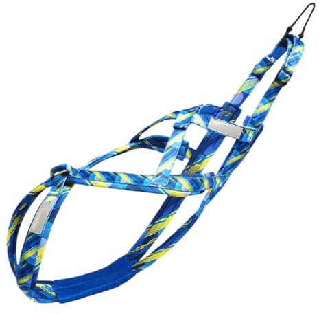 Acunny Großes Geschirr für Hunde, Spazierengehen für Hunde – Brustgeschirr für Hunde, bequem, für Welpen, flexibles Trainingsseil für Hunde, Outdoorseil für Schlitten,