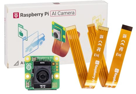 RaspberyPi Official AI Camera 12MP,IMX500 Intelligent Vision Sensor,78.3°FOV Based on The IMX500 Intelligent Vision Sensor Compatible with Pi5/4B (RPi AI Camera)