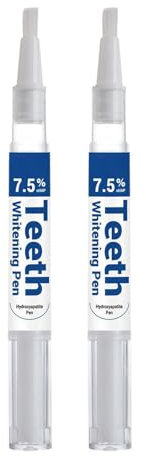2 Stück Zahnaufhellung Stift, Bleaching Zähne Stift, Sanftes & Zahnschonendes Zähne Ble, Teeth Whitening Pen Brightens Teeth And Removes Yellowing Apply Gel To Removed Stains ichen