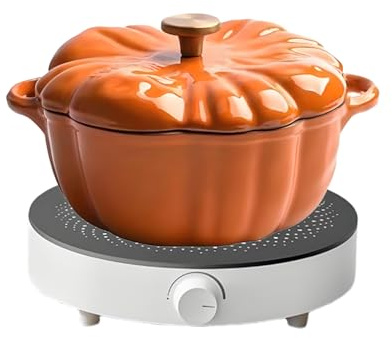 Pentola per fonduta con coperchio | Design pentola smaltata,Utensile da cucina per saltare cuocere arrostire bollire forno marmellata pane fondo
