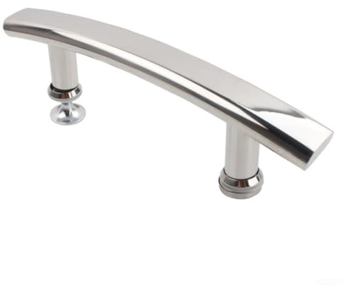 Elegante tirador de puerta de ducha para mamparas de ducha, centros de agujeros de 145 mm necesarios para una fácil instalación
