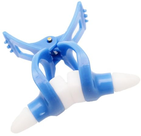 CHICAMPERA 5 Piezas Clip Nariz Corrector de Nariz Abs Azul Herramienta de Belleza para Moldear la Zona Nasal y Reducir las Aletas Nasales