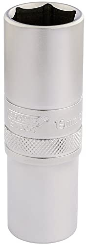 Draper 16651 1/2 Square Drive Hi-Torq 6 Point Deep Socket, 19mm Size