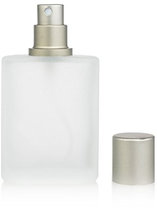 Enslz Frosted Glass Bottle Perfume Atomizer Refillable Spray Empty Perfume Bottle for Men and Women (100ml)