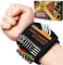 Idee Regalo Uomo Lei Bracciale Magnetico - Regali Natale Originali Attrezzi 15 Potenti Magneti Utili Multitool, Gadget Utile Casa, Utensili Fai da Te Regali per Lui, Regali per Papà, Carpentiere