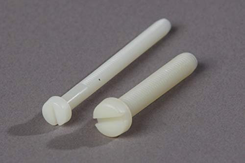 Viti cilindriche in plastica con intaglio DIN 84, ISO 1207, materiale nylon, PA/poliammide (nylon, 24 x M8 x 50 mm).