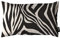EKOBLA Überwurf-Kissenbezug, Zebrastreifen, schwarz-weiß, Zebramuster, Tiermuster, Haut, abstrakte Kunst, rechteckiger Überwurf für Couch, Sofa, Heimdekoration, Baumwollleinen, 30,5 x 50,8 cm