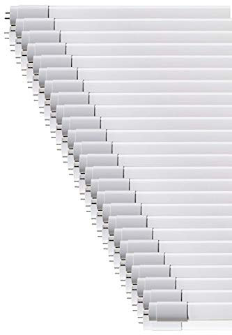 ZONE LED SET - LED Röhre 60cm, kaltweiß (6500 K), 850 Lumen, T8, G13-9W (ersetzt 18W), inklusive Starter, LED-TUBE Leuchtstoffröhre Neonröhre Leuchte Röhrenlampe, 25-er Pack