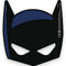 Procos 93361 - Gesichtsmaske Batman, 6 Stück, FSC® Mix, Kindergeburtstag