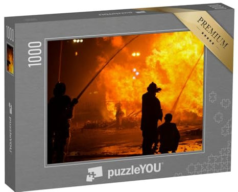 puzzleYOU: Puzzle 1000 Teile „Feuerwehr im Einsatz“ – aus der Puzzle-Kollektion Feuerwehr