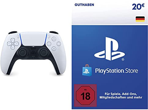 DualSense Wireless-Controller [PlayStation 5 ] + PSN Guthaben | 20 EUR | deutsches Konto | PS5/PS4 Download Code