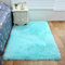 Tomifine Faux Lammfell Schaffell Teppich Super Weich Kunstfell Teppiche Dicker Flauschig Teppich Bettvorleger Sofa Matte (40x60 cm,Blau)