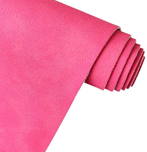 Kunstleder, weich, Kunstleder, matt, für Haarschleifen, Ohrringe, Schmuckherstellung, Rosa, 30 x 135 cm