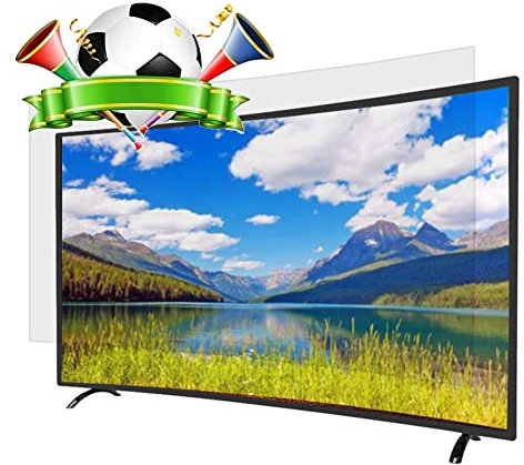 AIZYR 75-85 Inch TV Screen Protector Frosted Anti Glare Shield Matte Anti UV Filter Monitor Reflection Reducer, No Bubble Film, for LCD, LED, OLED and QLED 4k HD TV HD,85inch 1902x1089mm