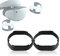 Brille Spacer Protector für PS VR2 Objektiv Anti-Kratzring Brille Bumper VR Lens Protector Zubehör Kompatibel für RSVR 2