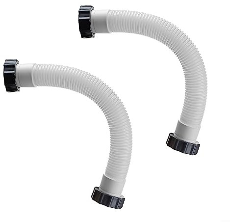 für 16 Zoll Schwimmbadschlauch, Pool-Sandfilterpumpenschlauch Ø 38mm für Intex Filterpumpe, Sole-System und Sandfilter, Ersatzteilnummer 11388 11535, 2 Stück