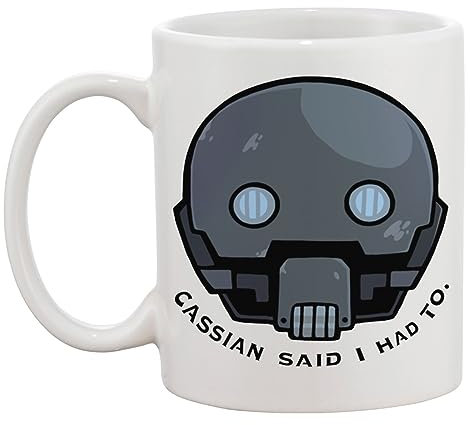 Cassian Sagte Ich Müsste Es Tun. Weiße Tasse Kaffee Tee Männer Frauen Keramik Coffee Tea Mug Cup