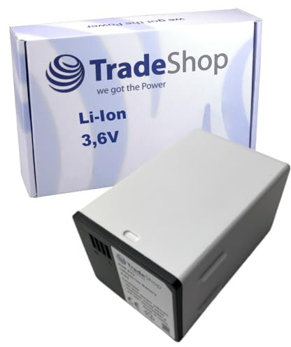 Trade-Shop Li-Ion Ersatz-Akku 3,6V / 15000mAh kompatibel mit Arlo Go 2, Pro 3, Pro 4, Pro 4X, Ultra 2, VML2030, FB1001, VMA5400 Überwachungskamera